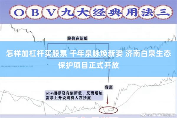 怎样加杠杆买股票 千年泉脉焕新姿 济南白泉生态保护项目正式开放